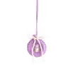 Colgante de Anillo de Madera Tejido de Color Accesorios para Mochila Escolar Venta al por Mayor Colgante de Anillo de Madera Colgante de Hilo de Algodón Juguete de Confort Colgante para Cochecito de Bebé