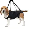 Arnês de Suporte para Elevação de Cães Cinto Assistivo de Corpo Inteiro para Cães Idosos, Feridos ou Deficientes, Auxílio para Elevação para Escadas Recuperação, Alça de Corda de Tração para Cães com Assistência para Escadas com Design Portátil, Mochila Arnês de Elevação para Cães, Suporte Recuperação Transportador, Bolsa de Elevação para Reabilitação de Animais de Estimação Alças Ajustáveis Retráteis Respiráveis, Adequado para Idosos, Deficientes, Cães, Assistência para Mobilidade de Animais de Estimação Idosos Ajustável, para Cães Idosos, Caminhada, Subir Escadas, Grooming, Compatível com Cadeiras de Rodas/Andadores, Assistência para Patas Traseiras, Antiderrapante, Seguro, Dispositivo de Caminhada Fácil.