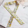 Bufanda Larga Pequeña de Seda Versátil Lazo para Bolso con Cinta de Lazo Cinta para el Cabello Decoración de Caja de Regalo Bufanda Fina Estrecha Biselada Bufanda Pequeña
