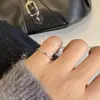 Anillo Simple Nuevo 2026, Anillos Elegantes de Lujo Ligero para Pareja, Anillo Abierto Ajustable de Plata, Accesorio de Moda