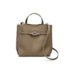 Bolsa Tote de Couro Bovino de Primeira Camada, Nicho, Grande Capacidade, para o Dia a Dia, Versátil, Alça Larga no Ombro, Crossbody, Couro Genuíno, Bolsa Feminina, Luxo Leve