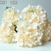 Nueva fábrica de flores de boda color champán hortensia rosa boda guía de camino flores falsas suaves al por mayor