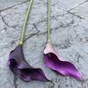 Snack de Año Nuevo cubo de flores flor artificial fábrica al por mayor Eva Lirio de Cala grande boda decoración suave decoración del hogar flor falsa