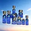 Qianyi en stock botellas de loción de 30-120 ml, frascos de vidrio para crema de empaque cosmético, botellas gotero de tamaño de viaje para aceites esenciales