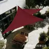 Toldo vela triangular para exteriores, toldo triangular para terraza, impermeable, para casa y jardín, toldo resistente al agua, refugio de lluvia, toldo de protección solar