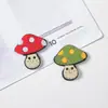 DIY Accesorios de Tela Hechos a Mano No Tejidos Accesorios de Champiñones Pegatinas de Pared Creativas para Niños Accesorios para Ropa Champiñones Sonrientes
