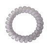 Anillo para el cabello con forma de teléfono transparente de gran tamaño, estilo coreano, cuerda para el cabello de color gelatina, banda de goma sencilla para el cabello, accesorios para el cabello