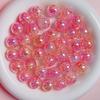 16mm alta qualidade UV duas cores gradiente floral explosão contas miçangas diy corrente de celular chaveiro material acessórios