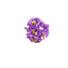 Accesorios para tocado de corona, tela de terciopelo estilo europeo con margaritas pequeñas artificiales, ramo de flores de seda, caja de dulces con alambre, flores artificiales
