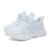 Zapatillas de Escuela Primaria para Niños Zapatos Blancos Zapatos Deportivos Casuales Blancos para Niños Niñas Niños Medianos y Grandes Zapatos Blancos de Piel Impermeables