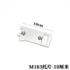 Soporte de Tubo Cuadrado M183 Accesorios para Columna Aa Tarjeta de Inserción de Tubo Cuadrado de Acero Inoxidable Soporte para Exhibidor de Tienda de Ropa Brazos de Soporte Izquierdo y Derecho