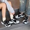 Paris Stapler Torre Sapatos Outono/Inverno 2025 Novos Sapatos para Casal Masculinos e Femininos Sola Grossa Aumentada Malha Sapatos da Moda tênis