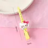 Clip de Pelo de Gato Lindo de Dibujos Animados Estilo Pinzas de Pico de Pato Alto Valor Flequillo de Niña Clip Lateral Accesorios Dulces para el Cabello Clip para Cabello Rebelde