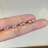 Pendientes de Plata de Ley S925 para Mujer, Tachuelas de Verano, Cuidado del Oído, Nuevos Pendientes Pequeños Simples de Moda 2024, Tachuelas para Cartílago