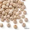 Pulseras de Cuentas de Madera, Cuentas Sueltas, Pulseras Hechas a Mano para DIY, Collares, Accesorios para Bolsos, Accesorios Decorativos, Materiales al por Mayor