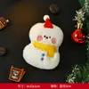 Série de Natal Bonecas Pingente de Pelúcia Fofas Broche de Pelúcia Argola de Pressão Decoração de Cena Atmosférica Presente