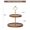 Soporte de Exhibición para Mesa de Postres Chino Adornos Bandeja para Pastel de Compromiso Soporte para Postres de Múltiples Capas Bandeja de Té Mesa para Hora del Té con Comida Fría