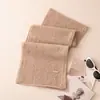 Bufanda versátil de cachemir romántica de alta gama de color liso para mujer, bufanda cálida de cuello engrosada nueva de otoño e invierno para parejas