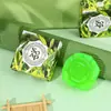 [Simis] Jabón de Flor de Té Verde con Aceite Esencial Forma de Flor de Jabón Hecho a Mano Limpiador e Hidratante 90g