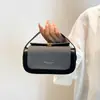 Bolsa Caixinha Retro de Luxo Acessível de Alta Qualidade para Mulheres 2025 Nova Moda de Nicho Bolsa de Mão Ombro Único Transversal Pequena Quadrada