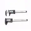 Calibrador Digital Electrónico 0-100mm Herramienta de Medición Digital de Plástico para Medición de Diámetro Interior y Exterior