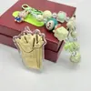 Chaveiro Moderno Simples Moda Versátil Pingente de Bolsa Gato Kt Deus da Riqueza Imediata Panda Feliz Pingente