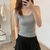 Camisola para Mujer de Verano para Exterior con Cobertura Ligera Antirozaduras, Camiseta Básica de Algodón sin Mangas, Top Blanco