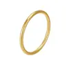 Anillo Sencillo Estilo Antiguo 1.5mm Anillo Cerrado Sin Soldadura para Mujer Plata de Ley S925 Tendencia Nacional Mate Herencia Anillo para Mujer Venta al por Mayor