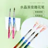 Fornecimento direto da fábrica caneta para unha atacado haste de diamante caneta colorida degradê para escultura 5 caneta de cristal kit de caneta para unha
