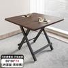 Mesa dobrável Mesa de jantar Mesa quadrada Mesa doméstica simples 1 m Mesa de jantar 90cm Mesa dobrável ao ar livre e cadeira para apartamento pequeno
