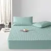 2026 Novo Modelo 10A Antibacteriano Elastano Seda Refrescante Lençol de Cama Refrescante Lençol de Cama de Seda Gelada de Verão Conjunto de Três Peças Cor Sólida Simples