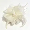 Pinza de Garra de Flor de Perla de Pluma de Hada Súper Pinza de Tiburón Retro Francesa de Gama Alta para Recogido en la Parte Posterior de la Cabeza Accesorios para el Cabello Transfronterizos