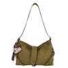 Bolso de hombro único de color liso, muy elegante y retro, modelo nuevo de otoño 2026, bolsa tote de gran capacidad para el trabajo y los desplazamientos
