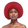 Nuevo Estilo Comercio Exterior Tradicional Africano Sudamericano Hombres Negros Suéter Gorro con Hilos Brillantes y Capucha en Capas de Color Sólido