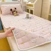 Lençol de cama de algodão puro para dormitório estudantil, 100% algodão, novo modelo 2026, protetor de colchão 90x190cm