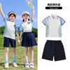 Uniformes de Jardín de Infancia, Trajes de Uniforme Escolar de Primavera y Verano para Estudiantes de Primaria, Uniformes Nuevos de Clase para Niños, Ropa de Verano para Actuaciones Infantiles