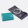 Bolsita de Cinta de Terciopelo Estilo Ins con Tarjeta Interior para Joyería, Pendientes, Anillos y Bolsita de Almacenamiento para Accesorios con Cierre de Broche