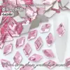 Joyería de Diamantes Rombo para Uñas 4*6mm Colorida Polygonal Plana Base Accesorios de Diamantes Joyería Xiaohongshu Diamante para Uñas Al por Mayor