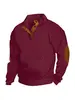 2025 Primavera Outono Tamanho Europeu Masculino Mais Vendido Masculino Gola Alta Manga Longa Casual Outdoor Moletom Tricotado Jacquard