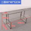 Estante de Flores de Acero Inoxidable Estante de Almacenamiento para Suculentas Escalera de Hierro de Pie Múltiples Niveles Sala de Estar Patio Exterior Estante para Macetas