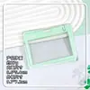 Porta-cartões transparente horizontal da moda para estudantes, cordão para crachá escolar, capa protetora para crachá, porta-cartão IC de comércio exterior no atacado