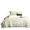 Atacado transfronteiriço 60 algodão de fibra longa conjunto de quatro peças de algodão novo produto lençóis de cama capa de edredom luxo leve roupa de cama primavera e verão