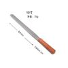 Espátula de mango de madera de fábrica en stock para hornear pasteles de acero inoxidable, cuchillo recto para besos de 12 pulgadas, 10 pulgadas, 8 pulgadas, 6 pulgadas, 4 pulgadas, toallita para crema