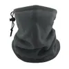 Protetor de pescoço quente de fleece para uso externo no inverno para homens e mulheres, polaina de pescoço de fleece para ciclismo e montanhismo, cobertura de cabeça e máscara facial à prova de vento e frio
