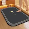 Alfombrilla de Piso Simple de Tierra de Diatomeas de Trébol de Cuatro Hojas, Alfombrilla de Pie para Baño Absorbente de Agua de Secado Rápido, Felpudo Resistente a la Suciedad para Entrada, Disponible para Venta al por Mayor