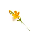 Flor Begônia Bastão Torcido Produto Acabado Haste Única DIY Buquê de Mão Presente Lembrança Adereço para Foto Decoração de Casa
