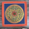 Mandala Pintado a Mano Tibetano Nepalí Dorado Caliente Tamaño 26*26 Núcleo de Tarjeta