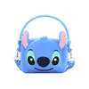 Nueva Linda Mochila Kuromi Billetera de Monedas de Silicona Perro de Orejas Grandes Bolso Cruzado Infantil Bolso de Hombro Princesa de Dibujos Animados