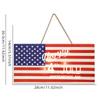 Novo Dia da Independência Americana pendente decoração placa da porta decoração amor bandeira de madeira pendurado decoração cena layout