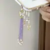 Nuevo Colgante de Cadena para Teléfono con Borla de Moda Estilo Chino, Pequeño y Exquisito, con un Diseño Único y Creativo, Accesorio de Teléfono Versátil para Mujer